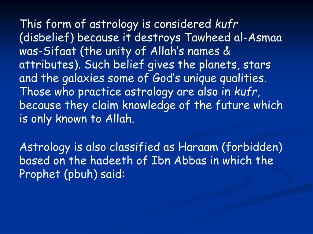 PPT - CHAPTER 6 – ASTROLOGY- not permissible But Astronomy is PowerPoint  Presentation - ID:5199882