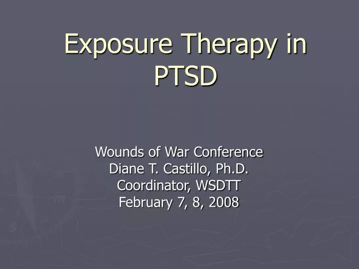 PPT Exposure Therapy in PTSD PowerPoint Presentation, free download