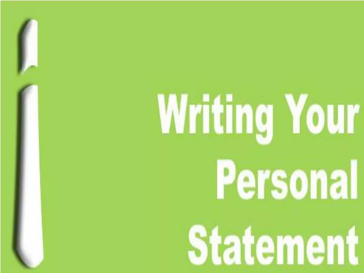 personal statement ppt