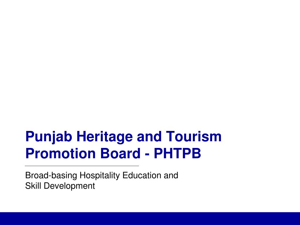 punjab tourism and heritage promotion board