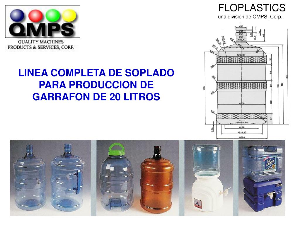 PPT - LINEA COMPLETA DE SOPLADO PARA PRODUCCION DE GARRAFON DE 20