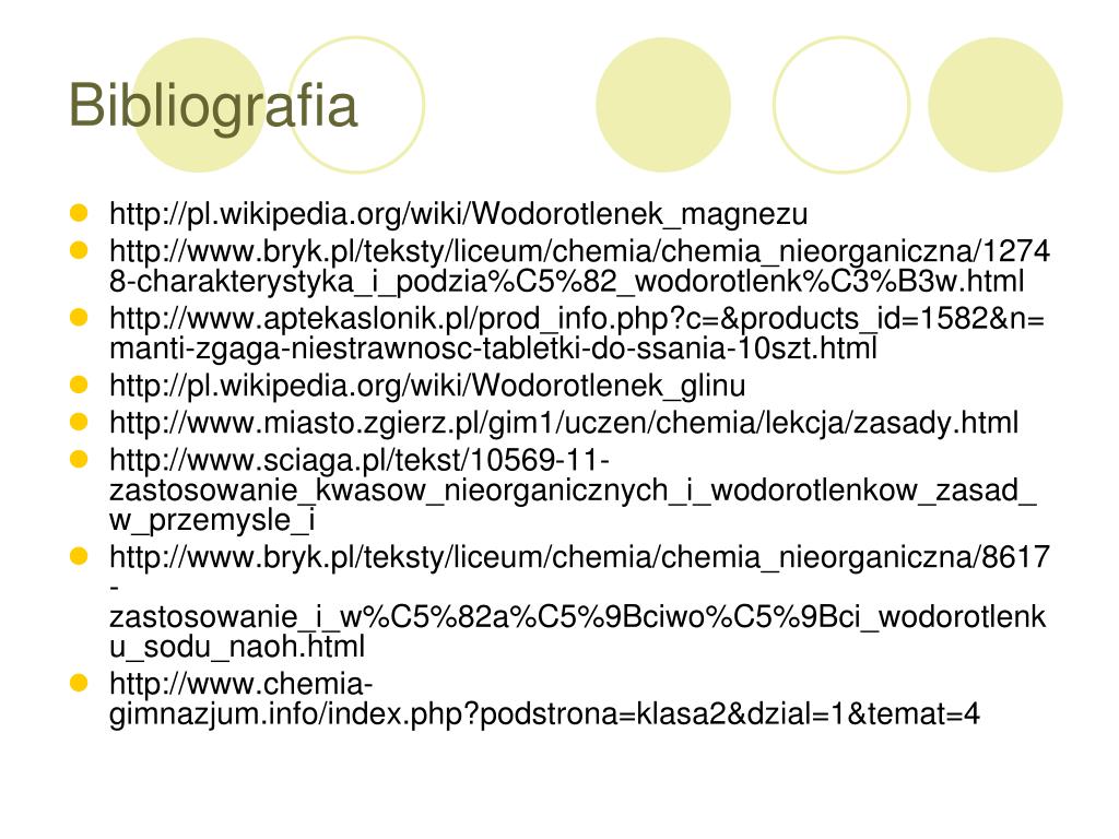Właściwości Wodorotlenkow PPT - ZASTOSOWANIE WODOROTLENKÓW PowerPoint Presentation, free download