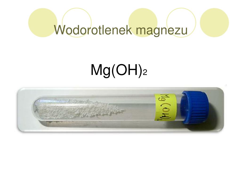 Wodorotlenek Magnezu Wzór PPT - ZASTOSOWANIE WODOROTLENKÓW PowerPoint Presentation, free download