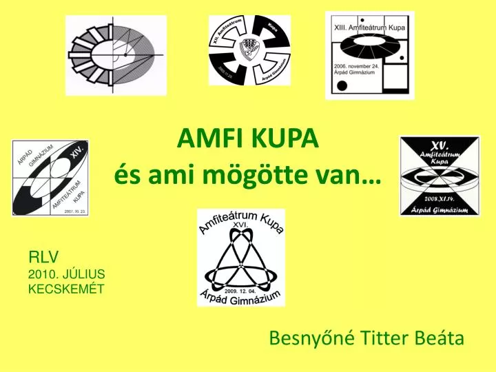 PPT - AMFI KUPA és ami mögötte van… PowerPoint Presentation, free download  - ID:5210855