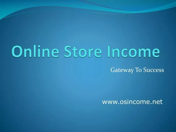 PPT Online Store PowerPoint Presentation, free download ID