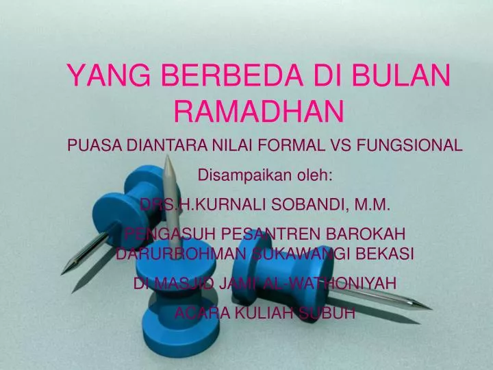 Yang Berbeda Di Bulan Ramadhan Yang Berbeda Di Bulan Ramadhan