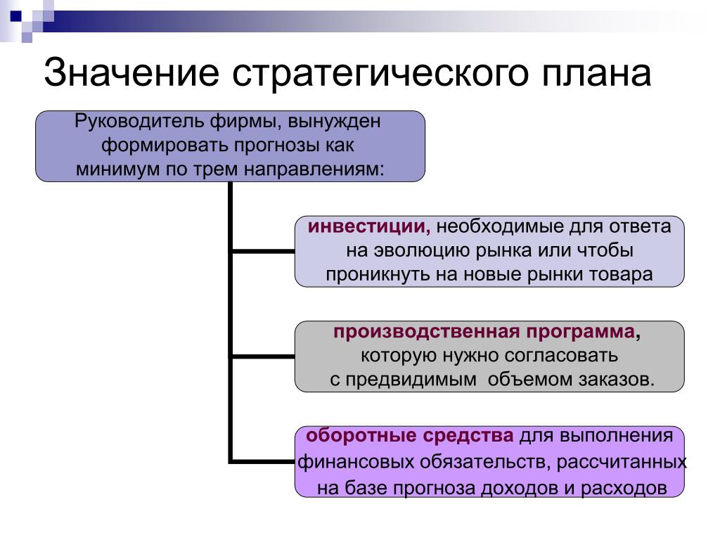 Утвержденный руководством фирмы стратегический план не требует корректировки