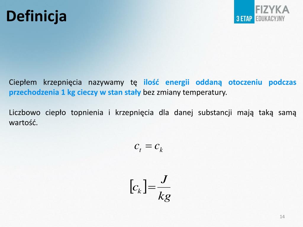 Ciepło Parowania I Skraplania PPT - Ciepło właściwe PowerPoint Presentation, free download - ID:5215439
