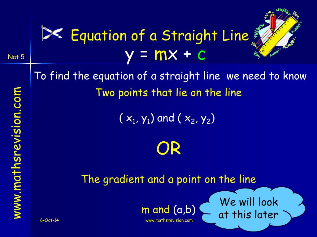 PPT - Straight Line PowerPoint Presentation, free download - ID:5216787