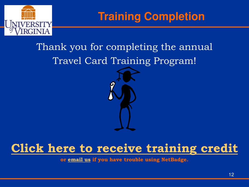 travel card program (travel card 101) mandatory training