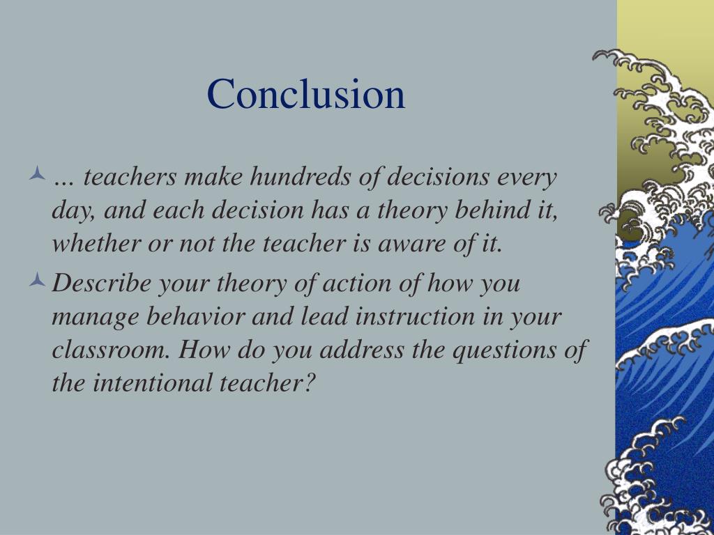 conclusion for psychology education