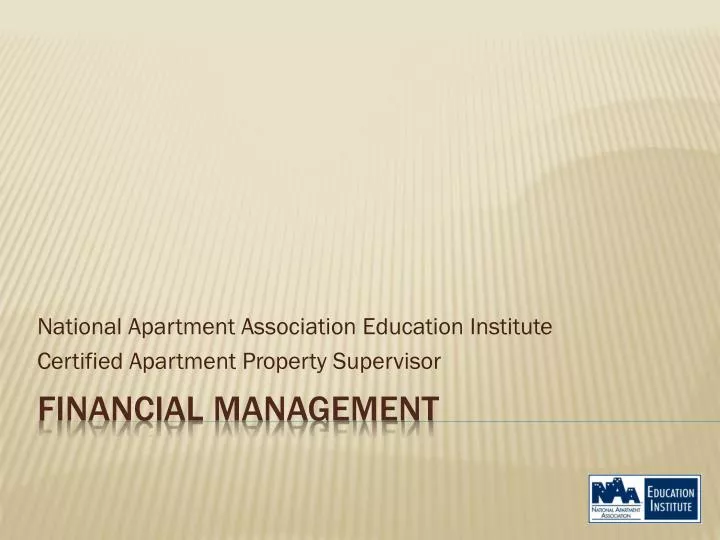 national apartment association education institute certified apartment property supervisor n.