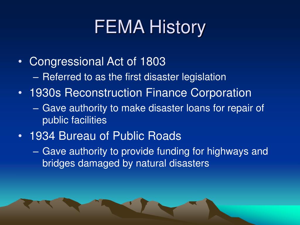 PPT Federal Emergency Management Agency (FEMA) PowerPoint