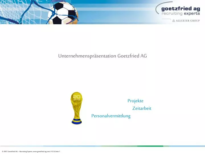 Ppt Unternehmensprasentation Goetzfried Ag Powerpoint Presentation Free Download Id