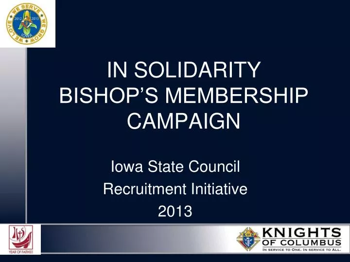 in solidarity bishop s membership campaign n.