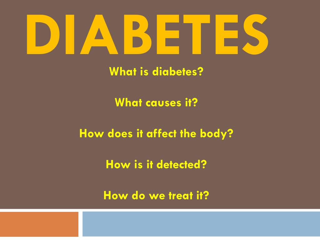 diabetes powerpoint presentation