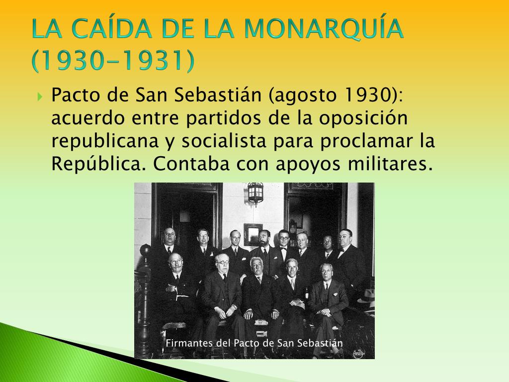 PPT - LA DICTADURA DE PRIMO DE RIVERA Y LA CAÍDA DE LA MONARQUÍA