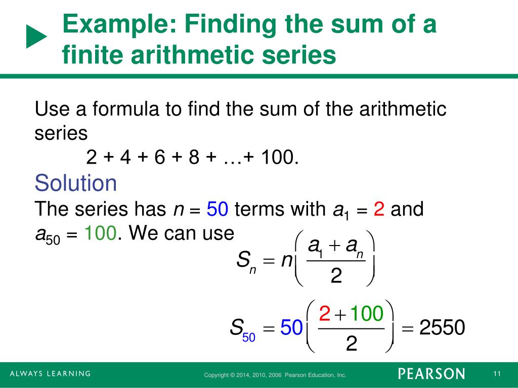 arithmetic sequence formula sum arithmetic sequence formula sum