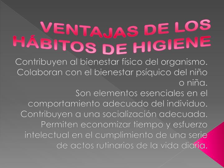 PPT - LA HIGIENE PERSONAL INFANTIL PowerPoint Presentation - ID:5228435