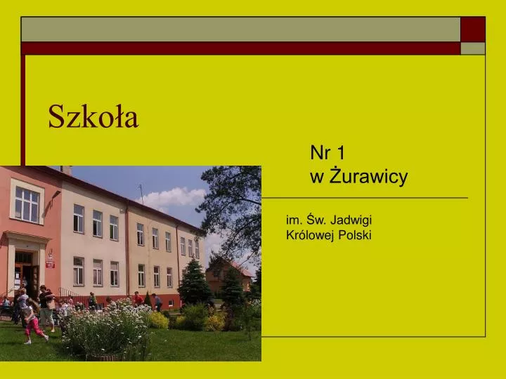 PPT - Szkoła PowerPoint Presentation, Free Download - ID:5229495