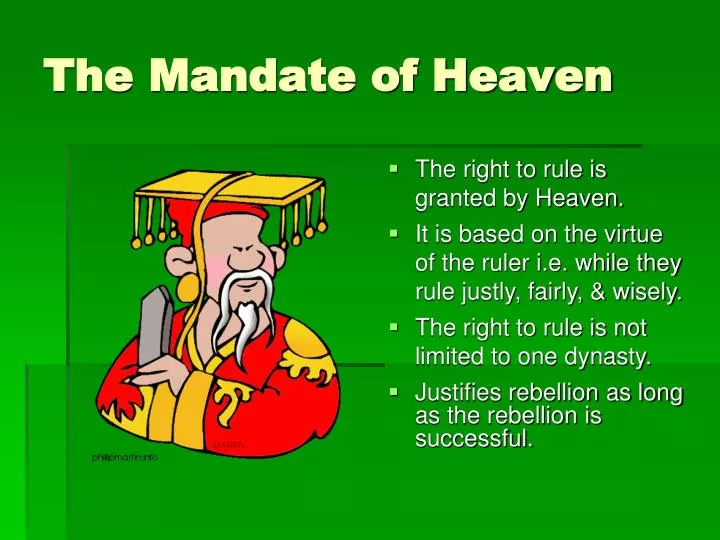 the mandate of heaven n.
