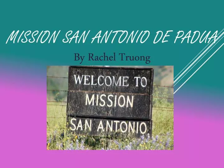 mission san antonio de padua n.