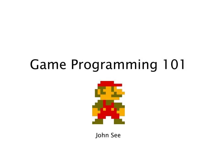 game programming 101 n.