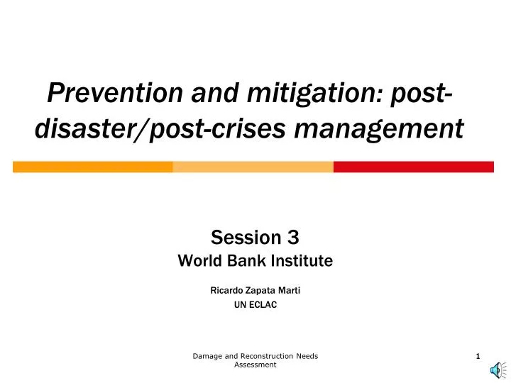 Prevention And Mitigation Of Natural Disasters Ppt