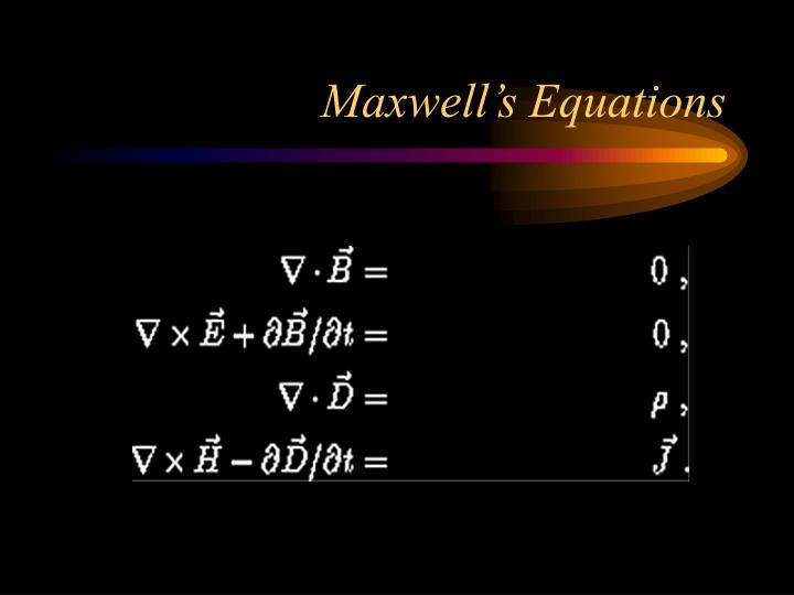 PPT James Clerk Maxwell PowerPoint Presentation ID5232965