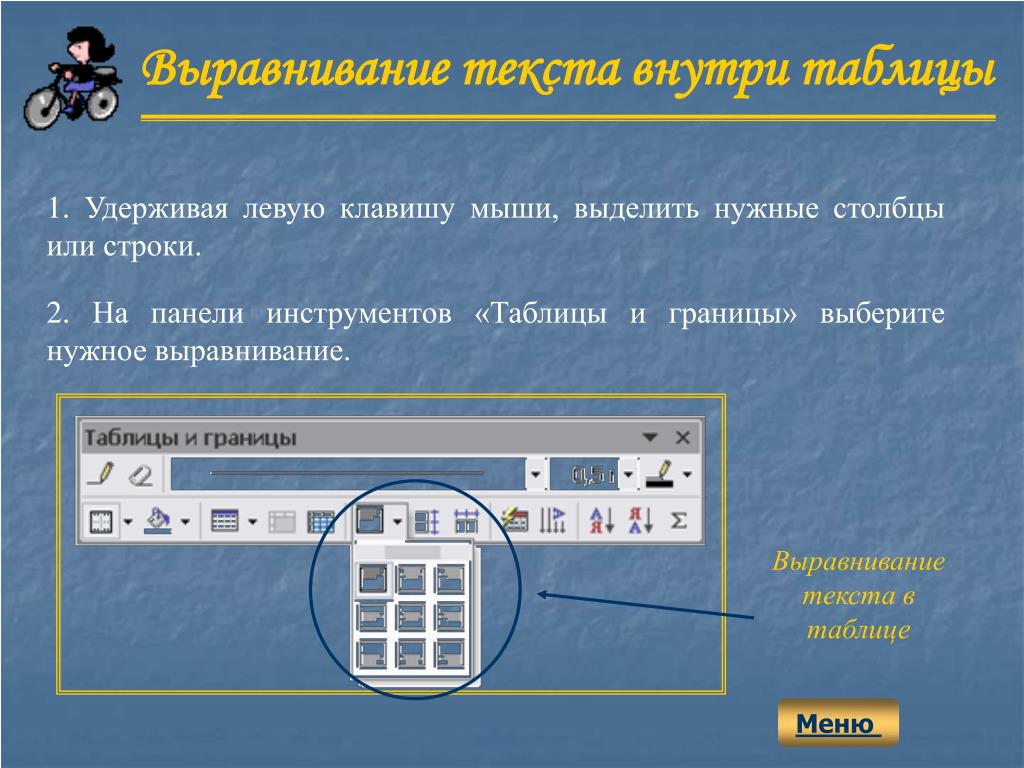 Выравнивание таблицы по левому краю. Панель инструментов таблицы и границы. Кнопок панели инструментов таблицы и границы.. Составные части панели инструментов. Панель инструментов выравнивание.