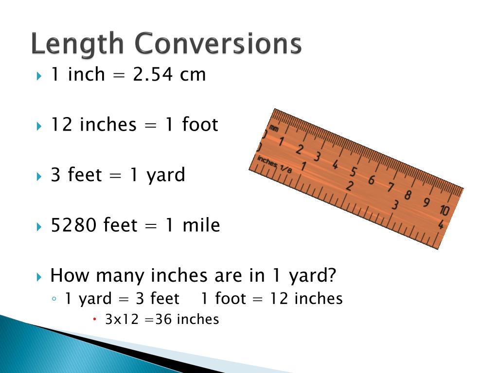 1 inch is