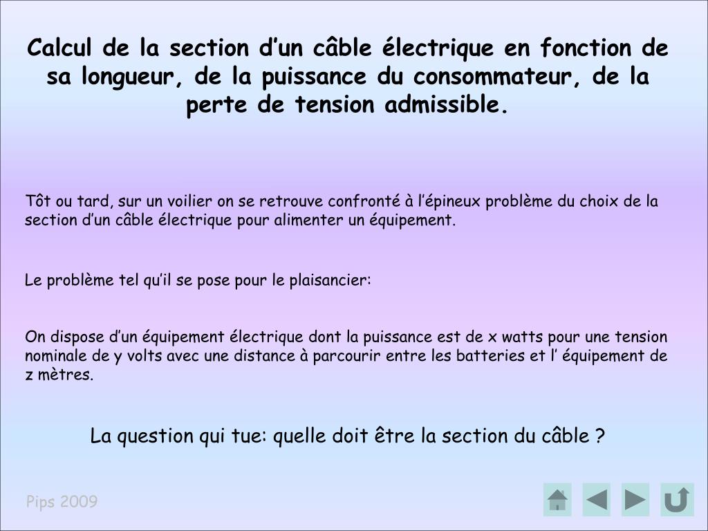 Quelle Intensité Par Mm2 12v PPT - . D'où la chute de tension = 0,255 X 2 ( R X I), erreur car l' intensité n'est pas la bonne ! PowerPoint Presentation - ID:5235172