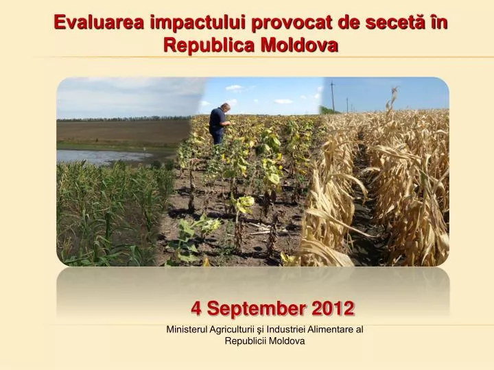 Ppt Ministerul Agriculturii Si Industriei Alimentare Al