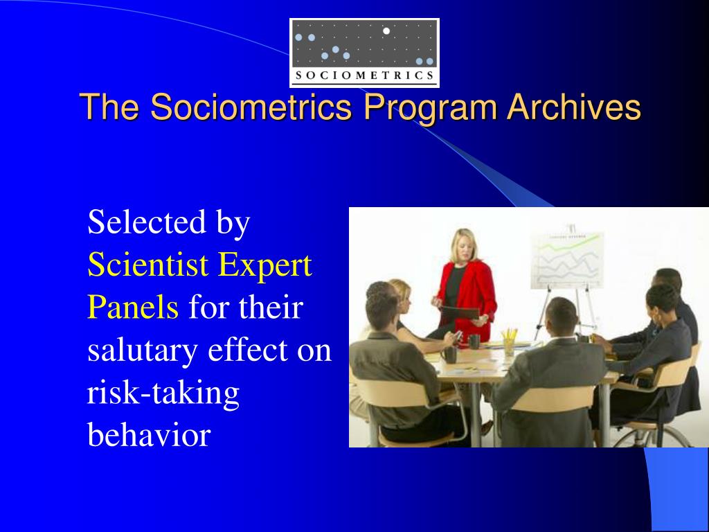 PPT - The Sociometrics Program Archives PowerPoint Presentation, free