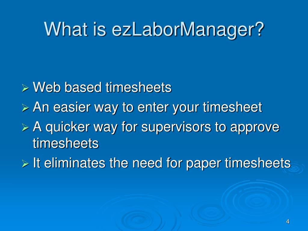 PPT Electronic Timesheet Training 2014 PowerPoint Presentation, free