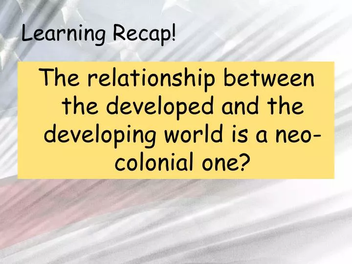 PPT - Learning Recap! PowerPoint Presentation, free download - ID:5238822