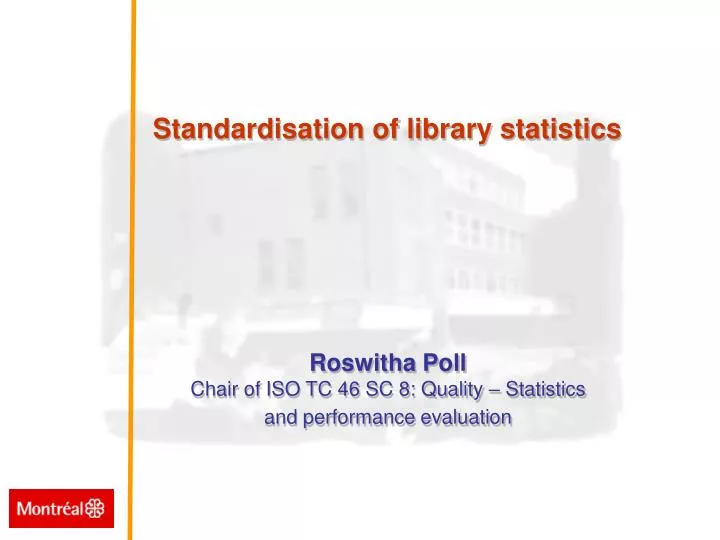 PPT - Standardisation of library statistics PowerPoint Presentation ...