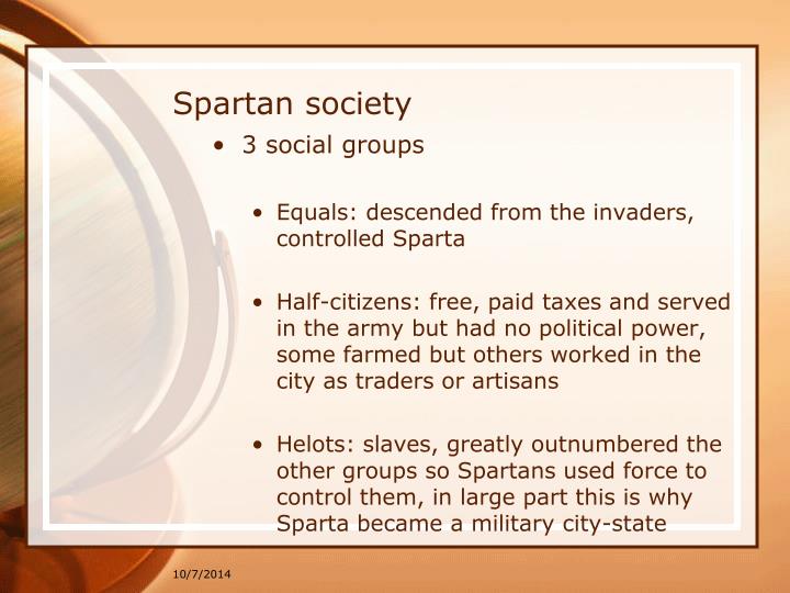 pros of spartan society