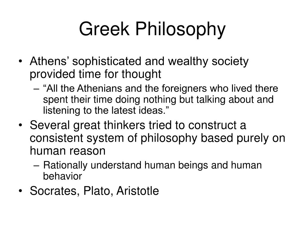 PPT - Order in Ancient Greece Theme: Different approaches in different ...