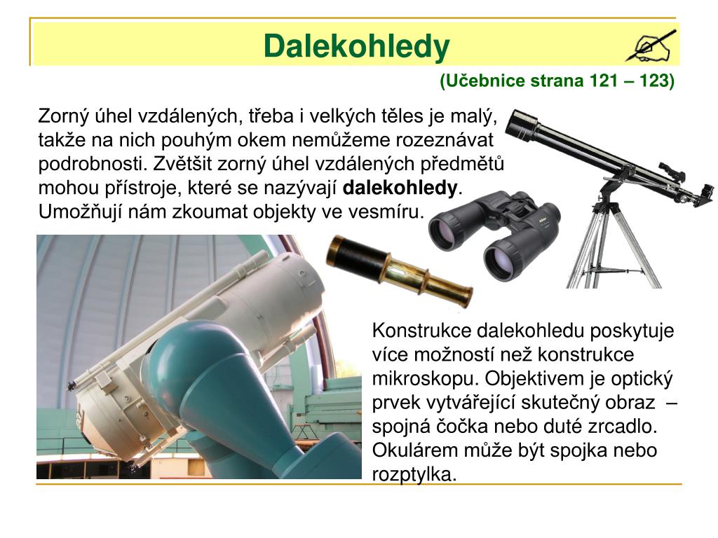 PPT - Dalekohledy PowerPoint Presentation, free download - ID:5245857