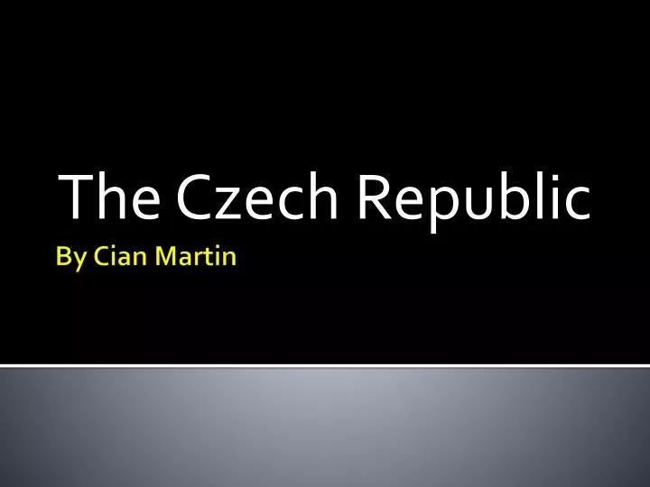 t h e czech republic n.