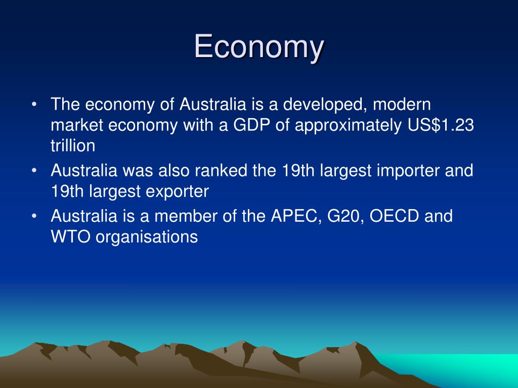 PPT Economy of Australia PowerPoint Presentation, free download ID5249074