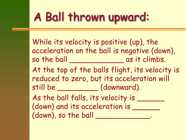 PPT Motion in One Dimension PowerPoint Presentation ID5249975