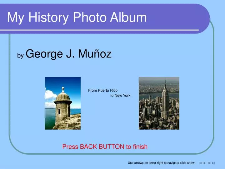my history photo album n.