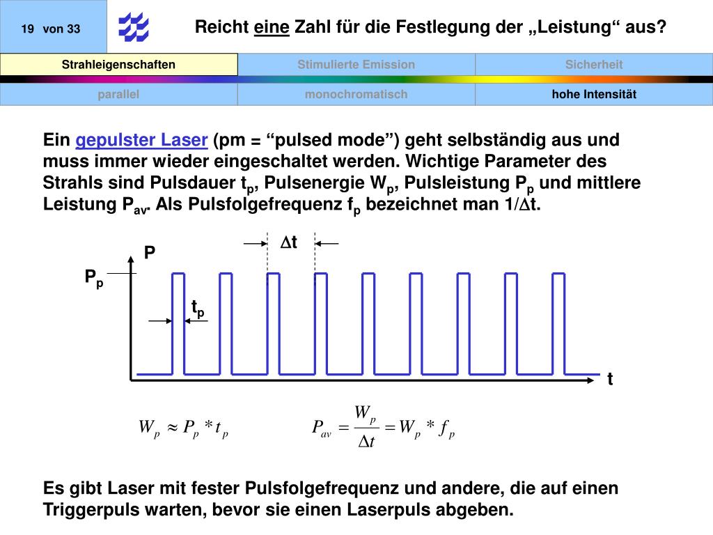 PPT - Einige Fragen zum Thema „Laser-Anwendungen“ PowerPoint Presentation -  ID:5251909