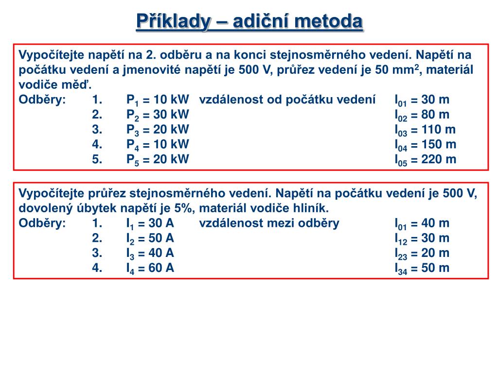 PPT - Výpočet vedení I PowerPoint Presentation, free download - ID:5253209
