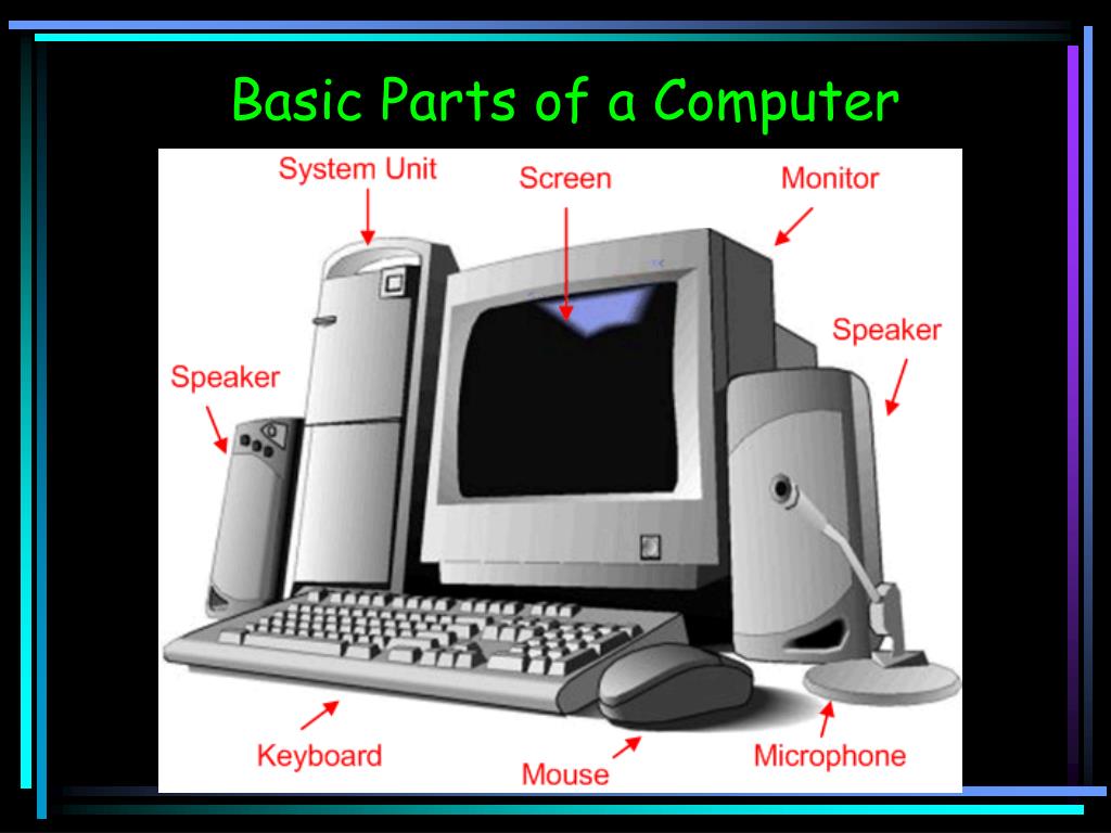 computer presentation parts