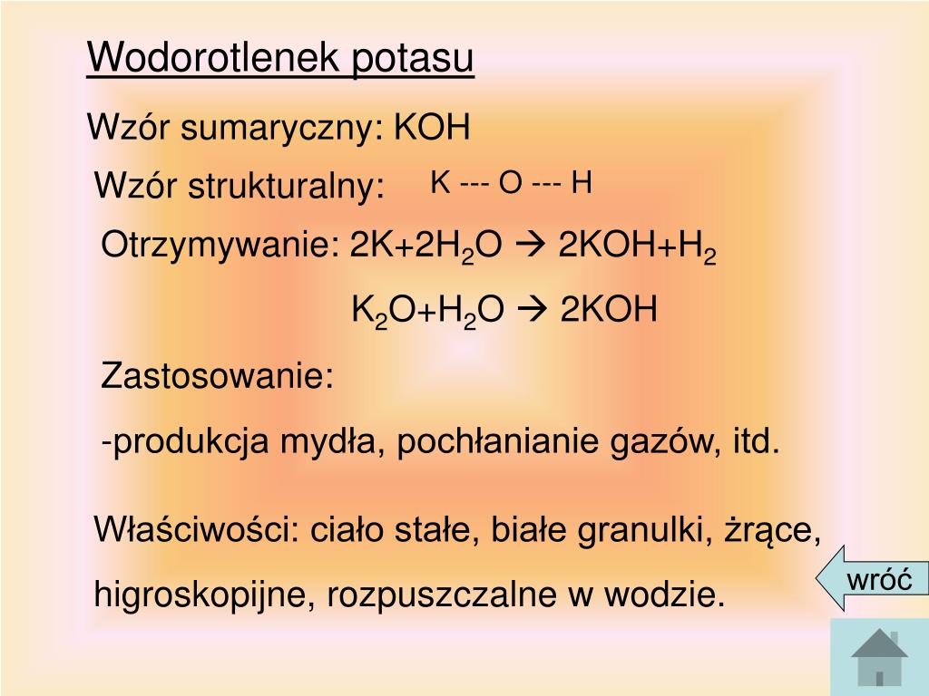 Wodorotlenek Miedzi 2 Wzór Sumaryczny PPT - Chemia-wodorotlenki PowerPoint Presentation, free download - ID