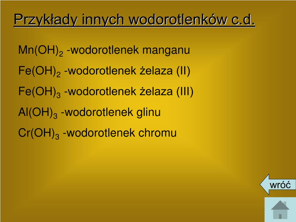Otrzymywanie Wodorotlenku Magnezu PPT - Chemia-wodorotlenki PowerPoint Presentation, free download - ID