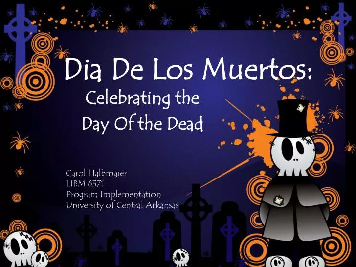 day of the dead slides template